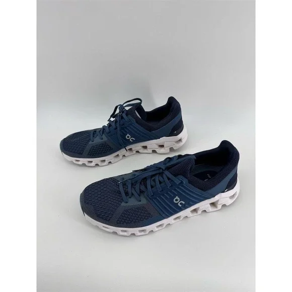 On Running Cloudswift Men's Running‎ Shoes Blue Size 10 Lace Up Athletic